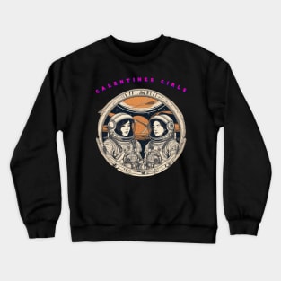 Japanese galentine girls Crewneck Sweatshirt